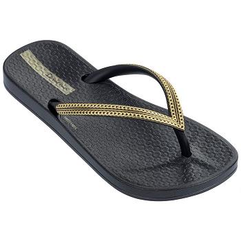 Ipanema Anatomica Metallica Flip Flops Barn Svarta Sverige DY7412059